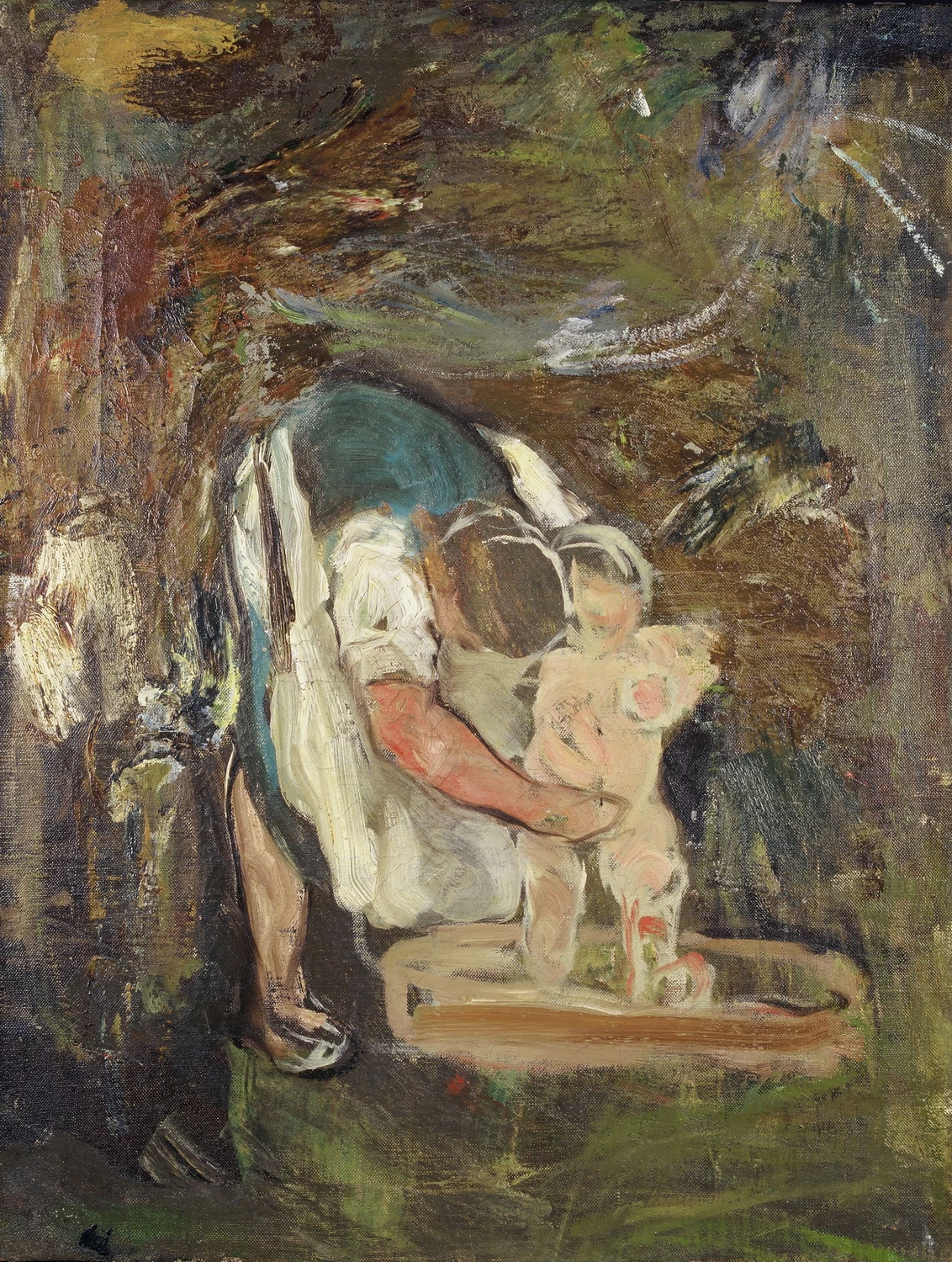 Il bagno del bambino - Museo Segantini, St. Moritz, Svizzera